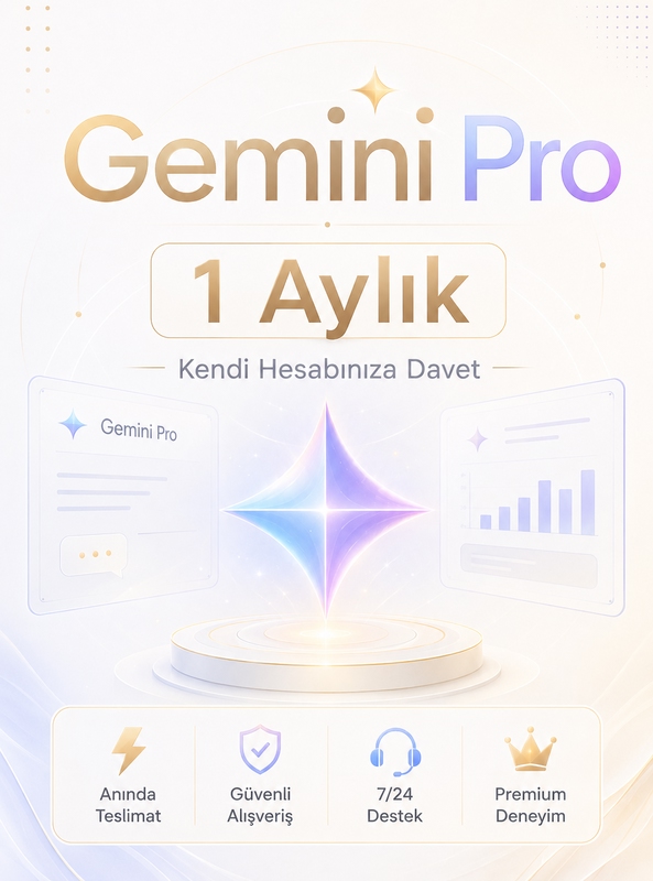 Google AI Pro Gemini 1 Aylık