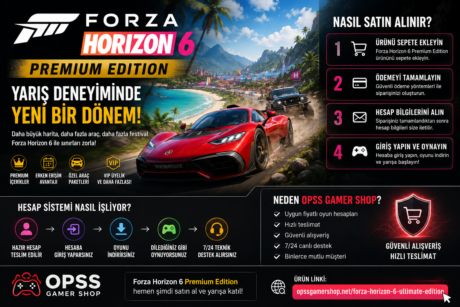 Forza Horizon 6 Premium Edition Nasıl Satın Alınır? Hesap Sistemi Nasıl İşliyor?