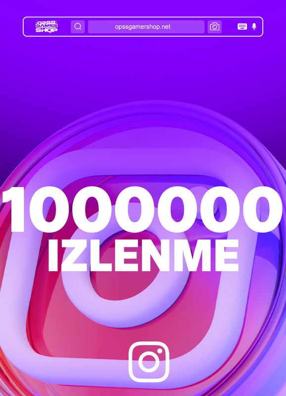 İnstagram 1.000.000 İzlenme
