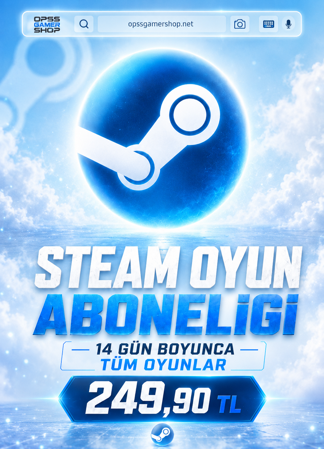 Tüm Steam Oyunları 249,90 TL - 14 Gün Abonelik 
